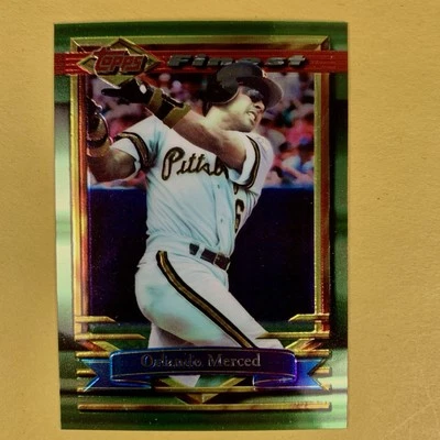 Бейсбольная карточка 1994 Topps Finest Orlando Merced No61 Pittsburgh Pirates - Изображение 1 из 2