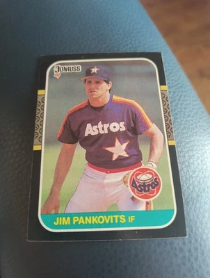 JIM PANKOVITS 1987 DONRUSS #605 FREE SHIPPING - Image 1 of 2