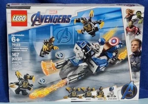 NUEVO - LEGO - MARVEL - AVENGERS - CAPITÁN AMÉRICA: ATAQUE OUTRIDERS - SET -76123 - Imagen 1 de 2