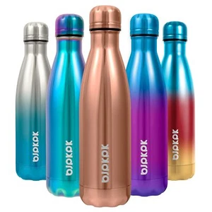 Stainless Steel Water Bottles 17oz Insulated Water Bottle Keep Cold And Hot S... - Picture 1 of 6