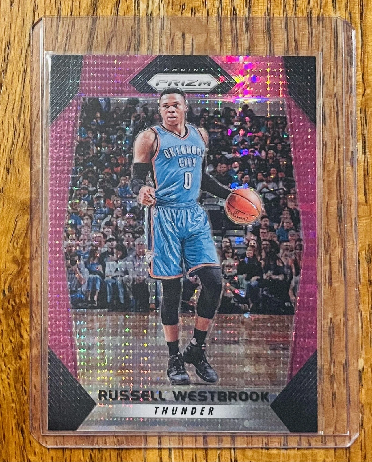 2017-18 Panini Prizm Russell Westbrook Pink Pulsar /42 SSP