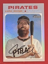 2020 Topps Heritage Chrome Refractor /571 Colin Moran #THC-86 Pittsburgh Pirates