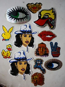 13X PEGATINAS EXPENDEDORAS PRISMA VINTAGE AÑOS 80 APACHE ROSA PANTERA PLAYBOY PATO ¡NUEVAS! - Imagen 1 de 7