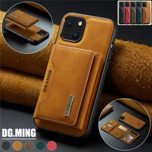 Luxury Wallet Leather Case Cover For iPhone 16e 16 15 14 13 12 11 Pro MAX XS SE - Picture 1 of 73