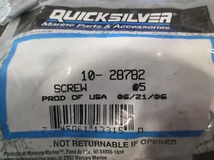 Quicksilver Screw 10-28782 (1) - Picture 1 of 2