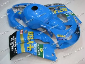 For 1996-1999 GSXR600/750 SRAD Blue ABS COMPRESS Mold Bodywork Fairing Kit Panel - Picture 1 of 7