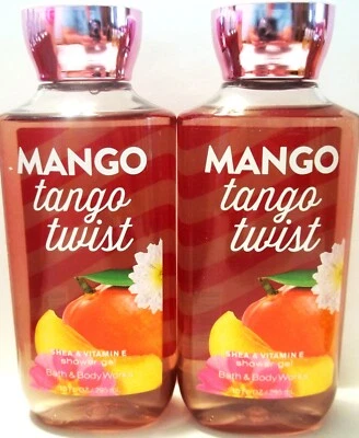 Bath Body Works MANGO TANGO TWIST, Shower Gel, 10 fl. oz., NEW x 2 - Image 1 of 3