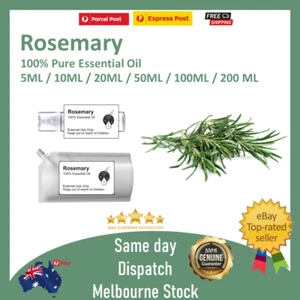 100% Pure Essential Oil Rosemary 5 ml 10 ml 50 ml 100 ml 200ml - Picture 1 of 6