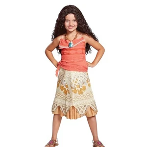 Disney MOANA Princess Dress Size 4/5~6/6X Costume/ Dress-up - Picture 1 of 9