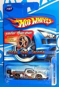 Hot Wheels 2005 Mainline Faster Than Ever Pikes Peak Tacoma White w/ FTEs - Picture 1 of 2