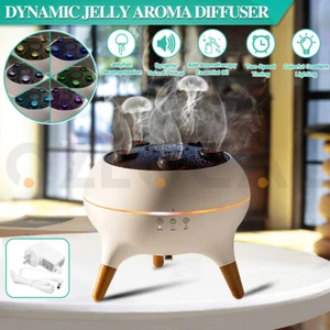 3D Dynamic Ultrasonic Spray Jellyfish Humidifier 250ml Essential Oil Diffuser - Picture 1 of 20