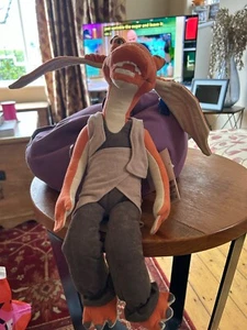 MIT ETIKETT Jar Jar Binks 1999 Applause Star Wars Episode 1 Plüsch 18 Zoll biegsam - Bild 1 von 10