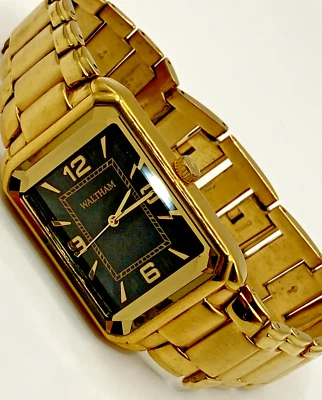 RARE Waltham WAM030 PC21-377 Gold Filled Men's Tank Watch - Image 1 of 4
