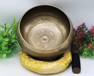 7" Tibetische Heilschale - Yoga Schale Handarbeit in Nepal, Meditation, Zuhause & Wohnen - Bild 1 von 5