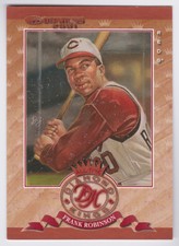 2001 Donruss Frank Robinson All-Time Diamond Kings 1052/2500 Reds Orioles