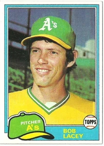 BOB LACEY OAKLAND ATHLETICS #481 - TOPPS NM-MT 1981 - Picture 1 of 2