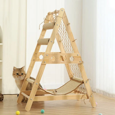 Cat Tree Scratching Post Climbing Activity Centre Sisal Bed Toys Scratcher Tower - Image 1 of 4