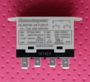 Für Goodspec HLR6100-2ATUBCF 208-240VAC Kompressor Relais 6 Pins 30A 277VAC - Bild 1 von 5