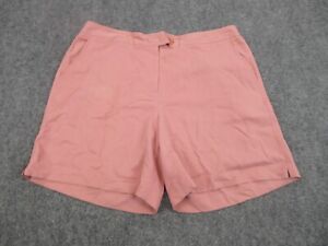 Tommy Bahama Shorts Womens 16 Pink Silk Outdoors Casual Lightweight 36x17