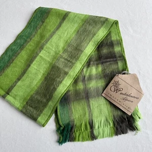 NEU Alpaka Wolle Schals - kariert gebürstete Oberfläche authentische ecuadorianische Handarbeit  - Bild 1 von 5