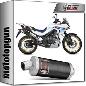 MIVV EXHAUST OK DAKAR STEEL BLACK HONDA XL750 TRANSALP 2023 23 2024 24 - Picture 1 of 3
