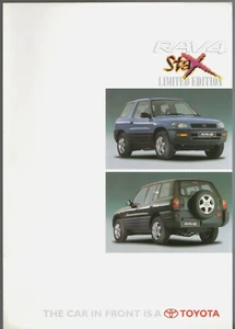 Toyota RAV4 Stax Limited Edition 1997 UK Market Sales Brochure 2.0 3-dr 5-dr - Picture 1 of 1