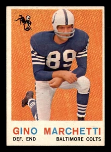 Gino Marchetti 1959 Topps 1959 Nº 109 como nuevo+ 19722 - Imagen 1 de 2