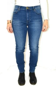 Lee Jeans Unisex Slim Slim Slim Slim Fit Jeans 'Blue Drop' SEGUNDOS L41 - Imagen 1 de 9