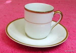 JUEGO(s) tazas y platillos DEMITASSE Noritake (colonial con borde dorado) Excelente (7 disponibles) - Imagen 1 de 1