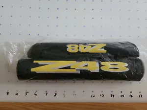 Z48 BMX - Almohadilla de barra transversal - Almohadilla de cuadro - Negra - Imagen 1 de 2