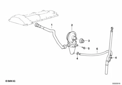 BMW Genuine Pressure Regulating Valve Replacement Fits E36 E39 E38 11151703484 - Image 1 of 4