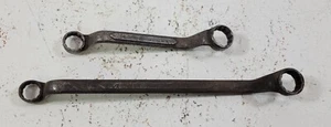 *PV11) Mixed Lot of 2 Vintage Duro Chrome Vanadium Steel Closed Box Wrenches - Imagen 1 de 7