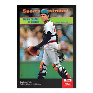 2021 Topps X Sports Illustrated #63 Carlton Fisk - Take Charge in Boston - Bild 1 von 2