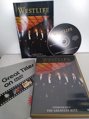 Westlife Unbreakable CD In DVD Case The Greatest Hits READ DESCRIPTION Gold Case - Image 1 of 4
