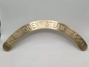 4.5" "The Foden Steam Wagon" Smokebox Plate (STW/JRME) - Picture 1 of 5