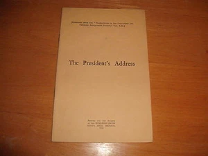 THE PRESIDENTS ADDRESS Old Cheshire Records Booklet 1939 History Antiquarian Soc - Picture 1 of 4