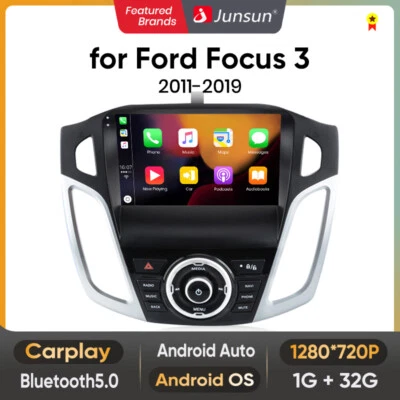 Für Ford Focus 2012-2018 MK3 Android13 Carplay Autoradio GPS Navi WiFi RDS DAB+ - Bild 1 von 4