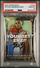 2023-24 TOPPS NOW YOUNGEST EVER 5X5 #VW2 VICTOR WEMBANYAMA RC ROOKIE PSA 10