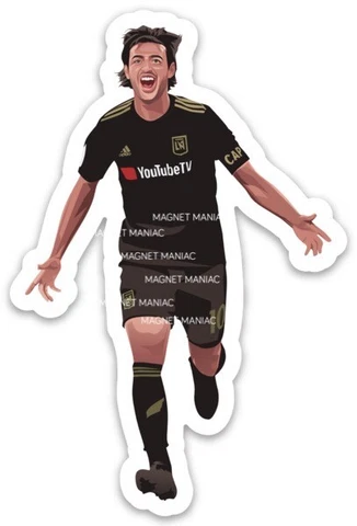 Carlos Vela likeness magnet - MLS - Soccer - Los Angeles FC - Mexico Cover