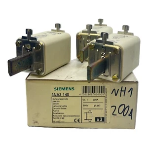 Siemens 3NA3140 Fuse Link 500V 200A Ve :3 Piece Retainer Insert - Picture 1 of 12