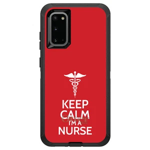 OtterBox Defender for Galaxy S (Choose Model) Red "Keep Calm I'm a Nurse" - Picture 1 of 20
