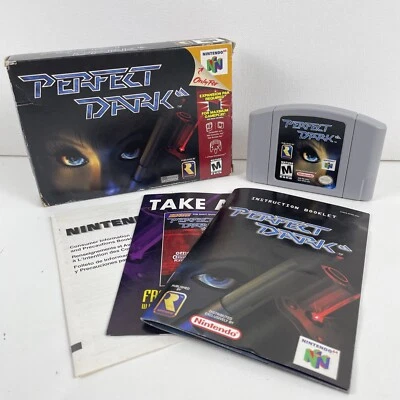 🔥Perfect Dark N64 Nintendo 64 Completo CIB Auténtico y PROBADO ¡BUEN ESTADO!🔥 Foto 1 de 4