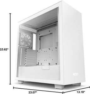 NZXT H7 - CM-H71BW-01 - ATX Mid Tower PC Gaming Case - E/S frontal USB Tipo-C Puerto - Imagen 1 de 3