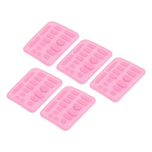 80pcs USB Port Plugs Covers Caps Silicone Anti Dust Protector Pink(16pcs/Set) - Zdjęcie 1 z 7