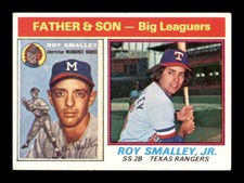 1976 Topps Roy Smalley Roy Smalley Jr. #70 Milwaukee Braves Texas Rangers
