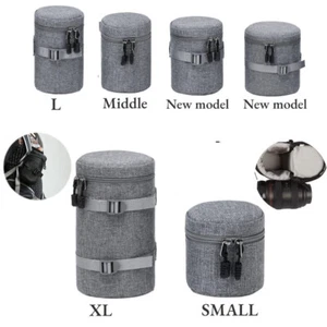 Estuche para lentes de cámara para exteriores DSLR resistente al agua conjunto protector bolsa de almacenamiento - Imagen 1 de 12
