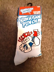 Un par de calcetines Hawaiian Punch Crew para hombre zapatos tallas 6-12 NOVEDAD DIVERSIÓN - Imagen 1 de 1