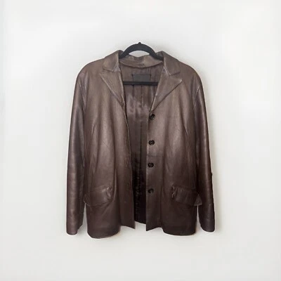 Винтажная кожаная куртка prada - Изображение 1 из 4