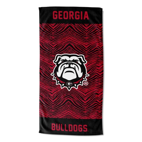 Northwest NCAA Georgia Bulldogs State Line Beach Towel, 30x60 Cover