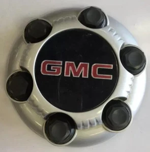 1999-2013 GMC Sierra 1500 Pickup Van Silver Painted Center Hub Cap GM 9596667 OE - Picture 1 of 2